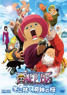 Poster de One Piece Movie 09: Episode of Chopper Plus - Fuyu ni Saku, Kiseki no Sakura